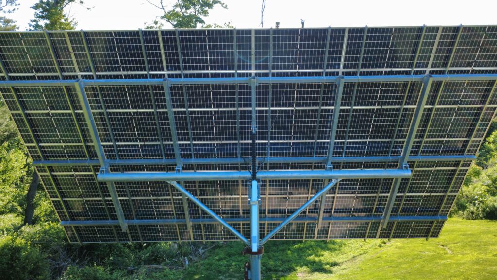 pizza palace solar panels closeup