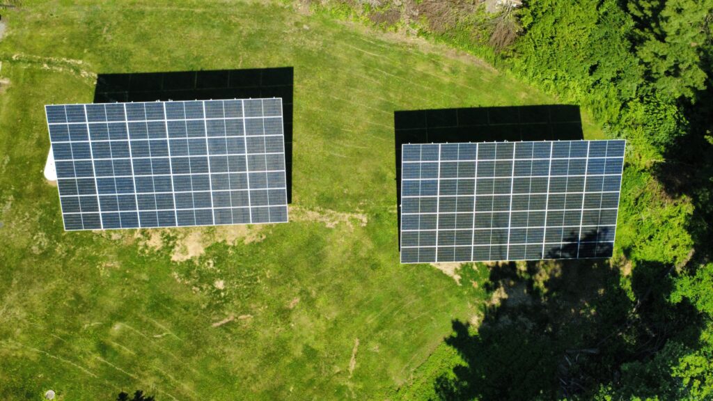 pizza palace solar panels overhead